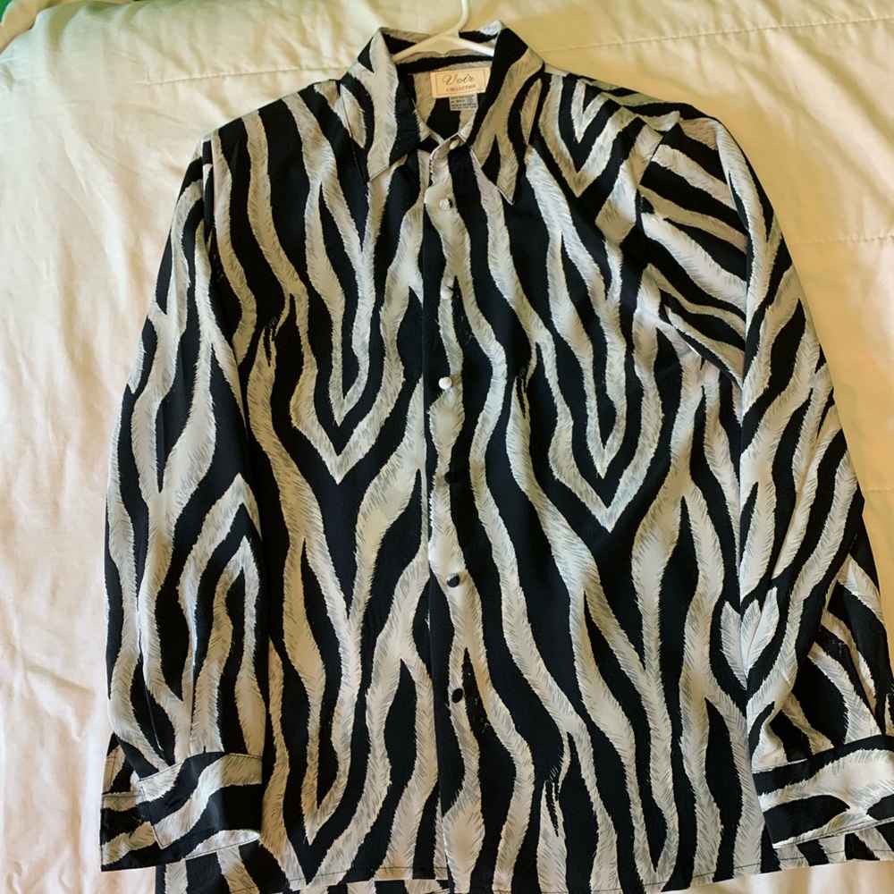 Zebra Print Blouse